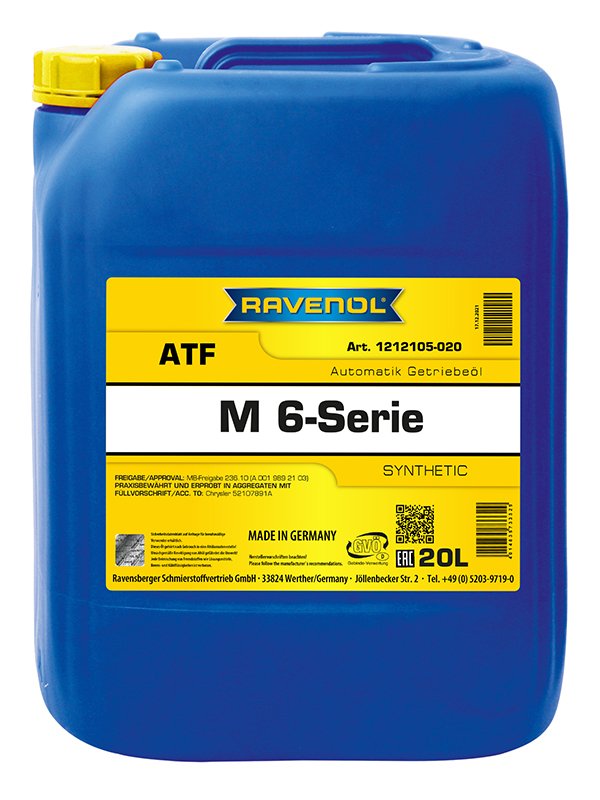 RAVENOL ATF M 6-Serie 20 L