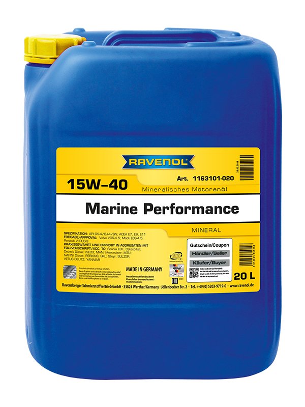 RAVENOL MARINE Performance SAE 15W-40 20 L