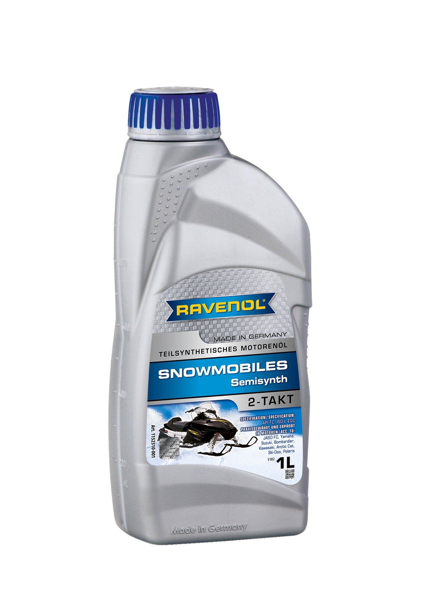 RAVENOL SNOWMOBILES Teilsynth. 2-Takt 1 L
