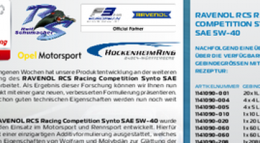 RAVENOL Research & Development Newsletter 4/2017