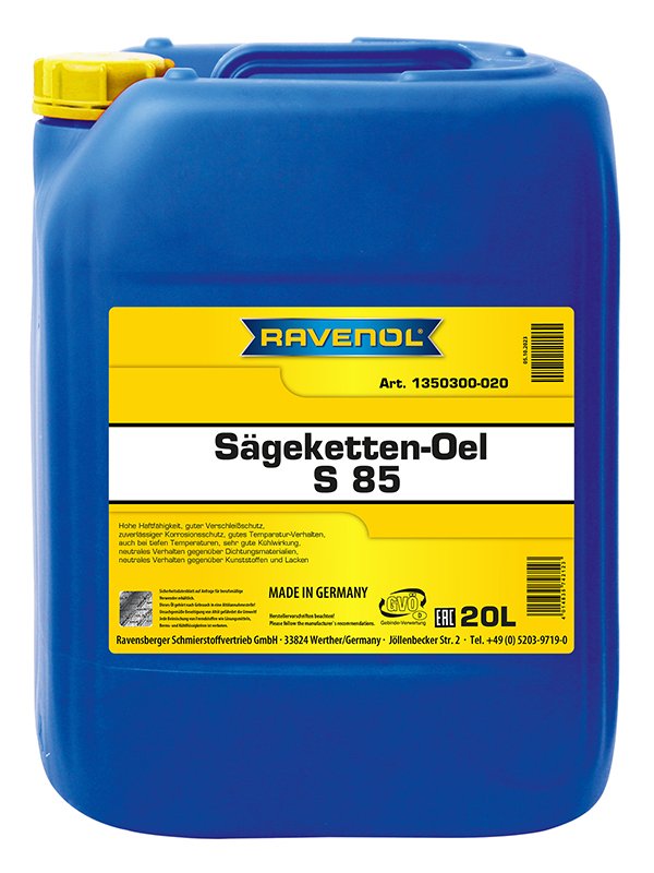RAVENOL Sägeketten-Oel S 85 20 L