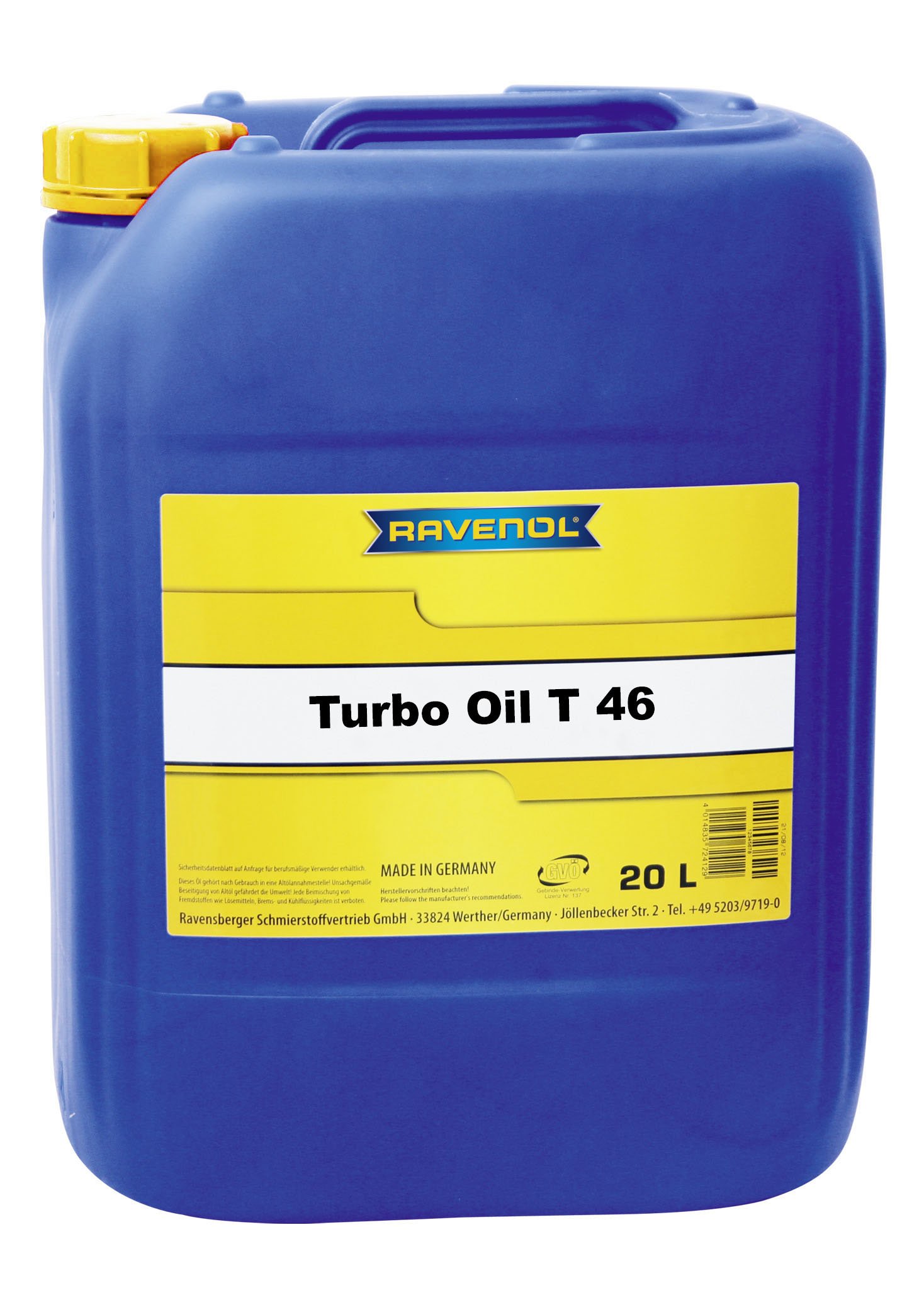 RAVENOL Turbo Oil T46 20 L
