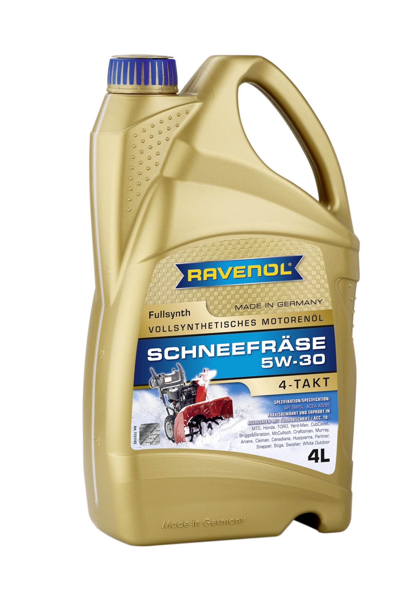 RAVENOL Schneefräse 4-Takt SAE 5W-30 4 L