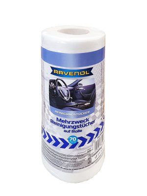 RAVENOL Mehrzweck Reinigungstücher auf Rolle 70St. Product image for RAVENOL Mehrzweck Reinigungstücher auf Rolle 70St.