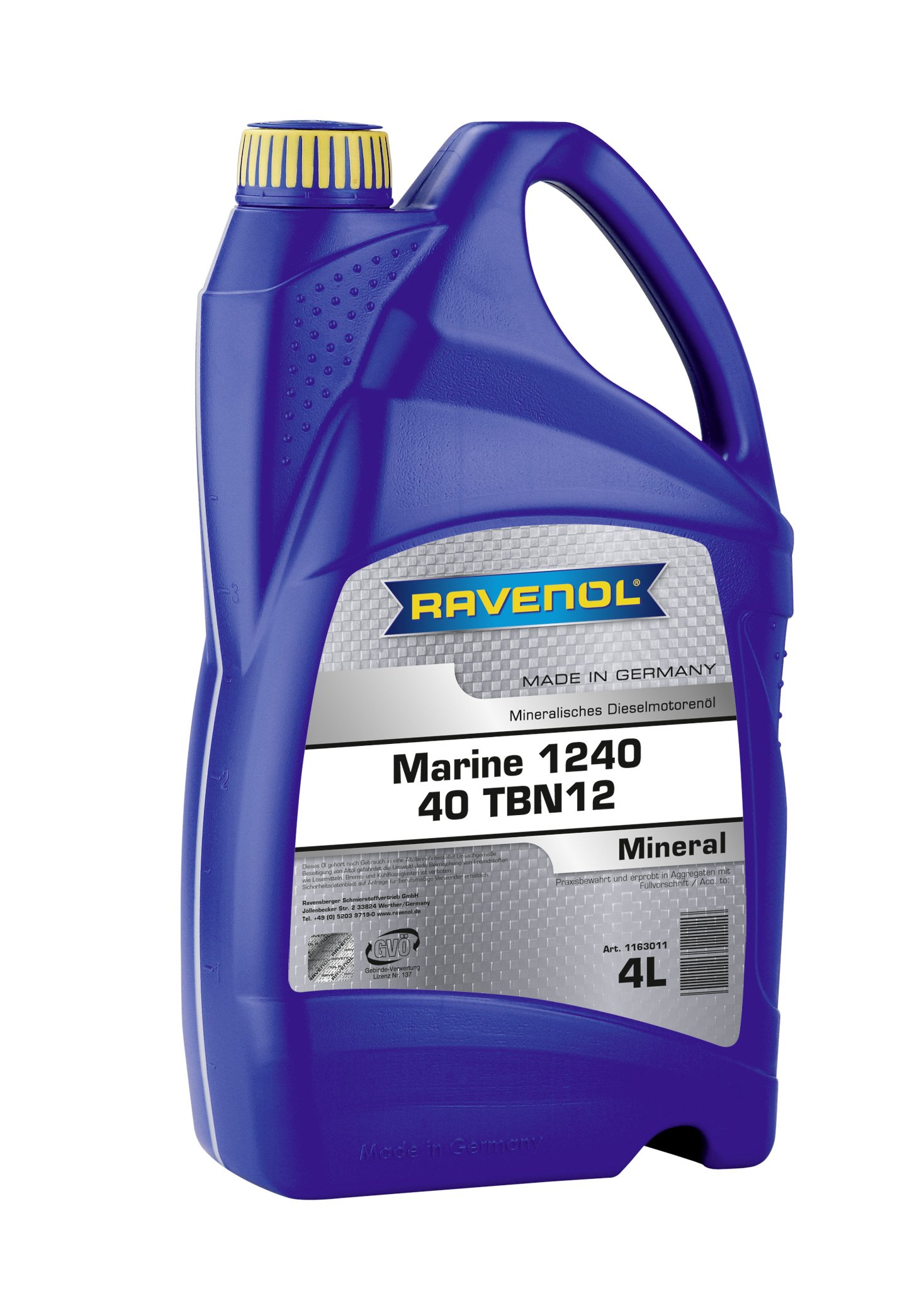 RAVENOL MARINE 1240 SAE 40 TBN12 4 L