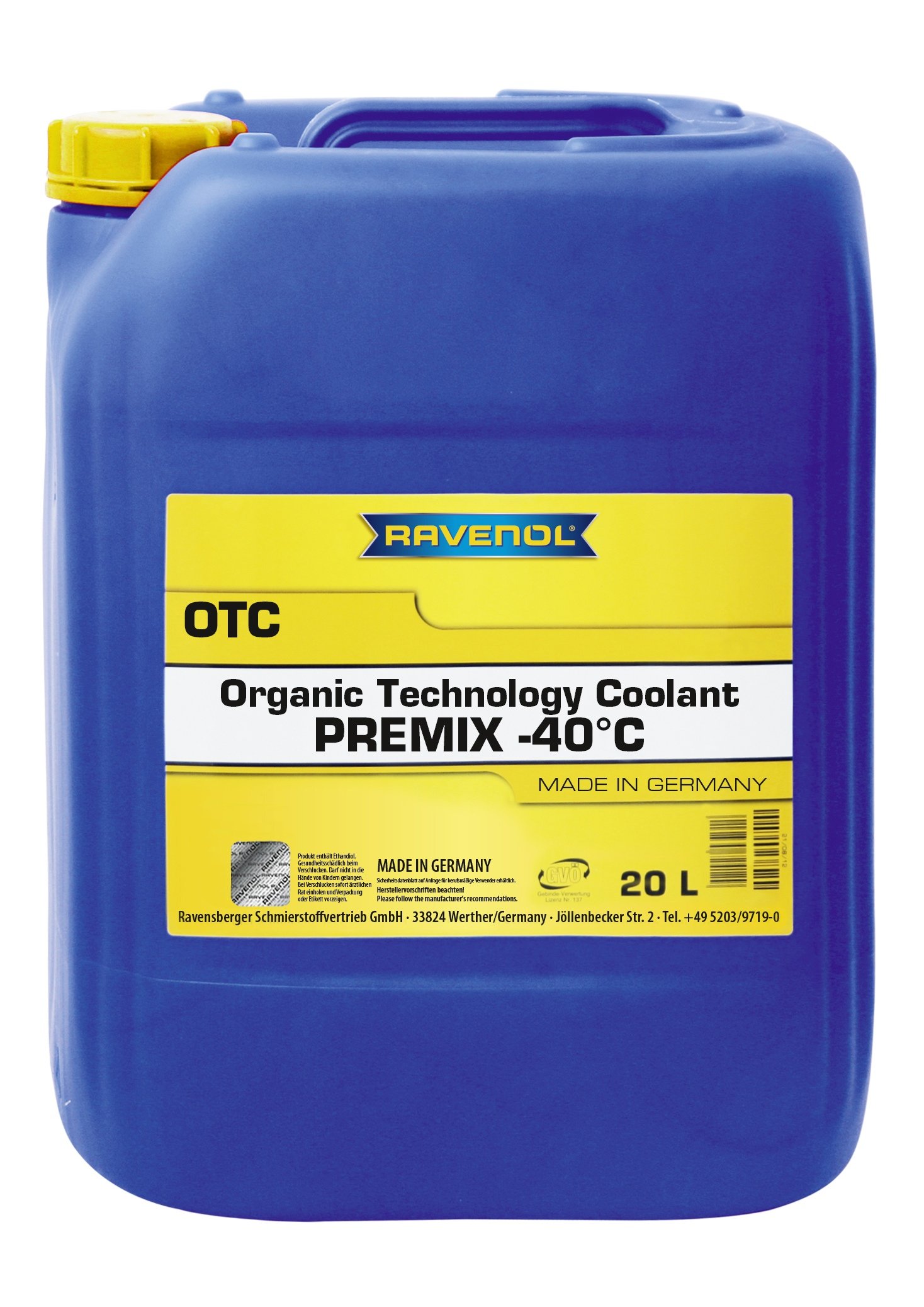 RAVENOL OTC Premix -40°C Protect C12+ 20 L