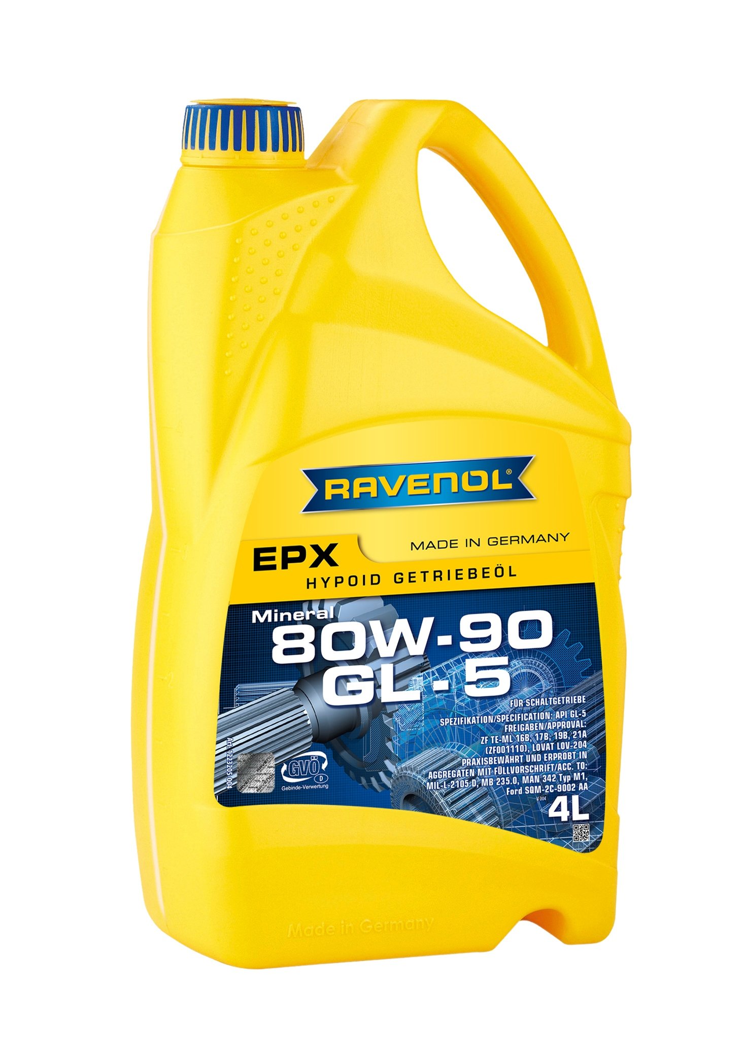RAVENOL Getriebeoel EPX SAE 80W-90 GL-5 4 L
