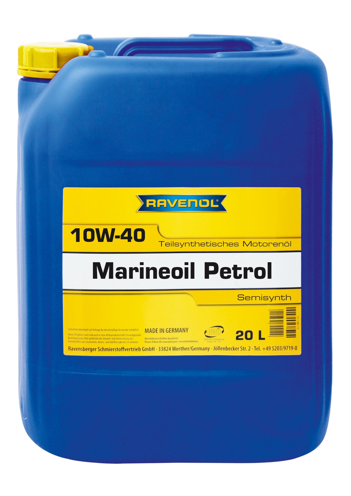 RAVENOL MARINEOIL PETROL SAE 10W-40 20 L
