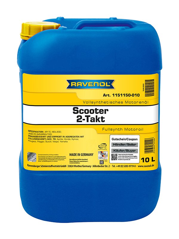 RAVENOL SCOOTER 2-Takt Fullsynth. 10 L