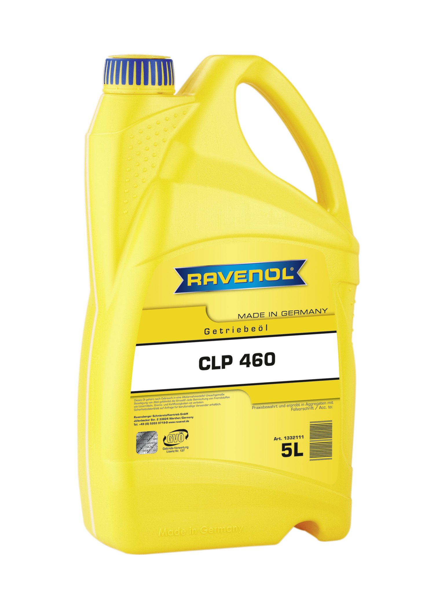 RAVENOL Getriebeoel CLP 460 5 L