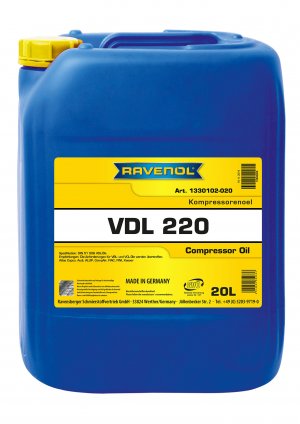 RAVENOL Kompressorenoel VDL 220 Product image for RAVENOL Kompressorenoel VDL 220