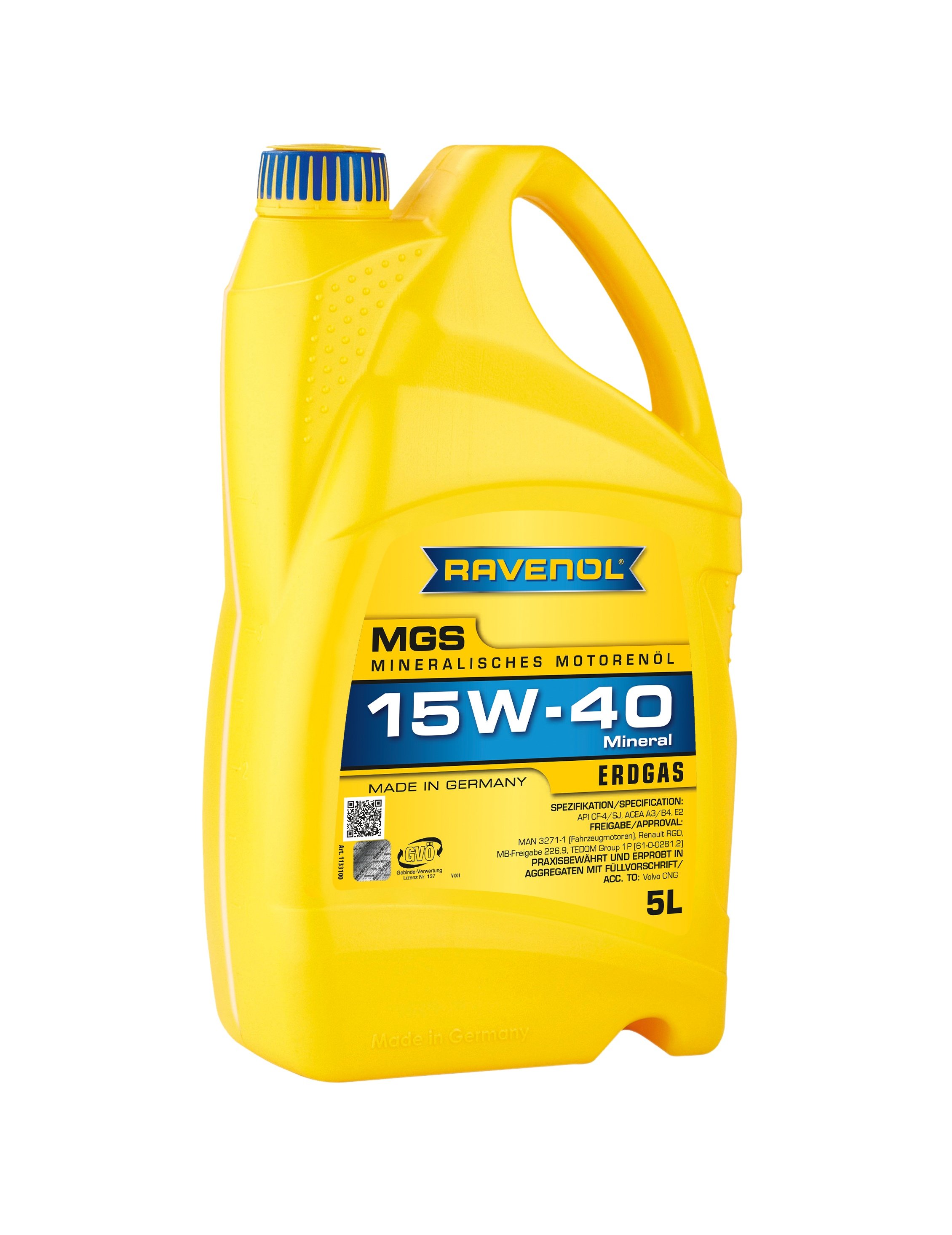 RAVENOL MGS SAE 15W-40 5 L