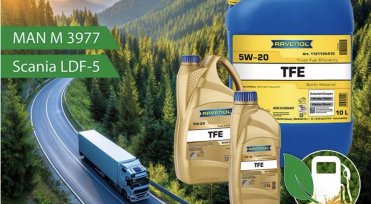 Jetzt erhältlich: RAVENOL TFE Truck Fuel Efficiency SAE 5W-20