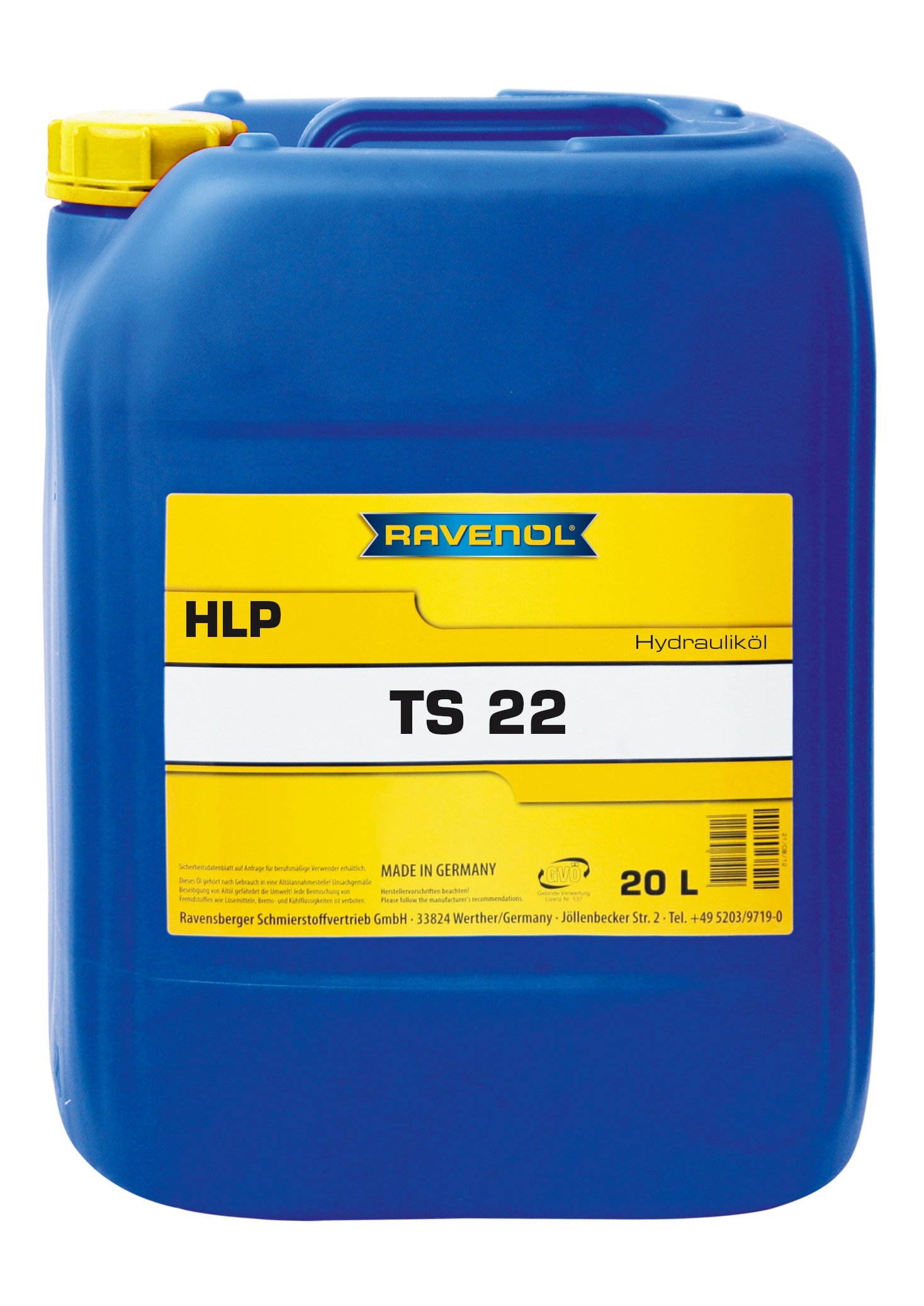 RAVENOL Hydraulikoel TS 22 (HLP) 20 L