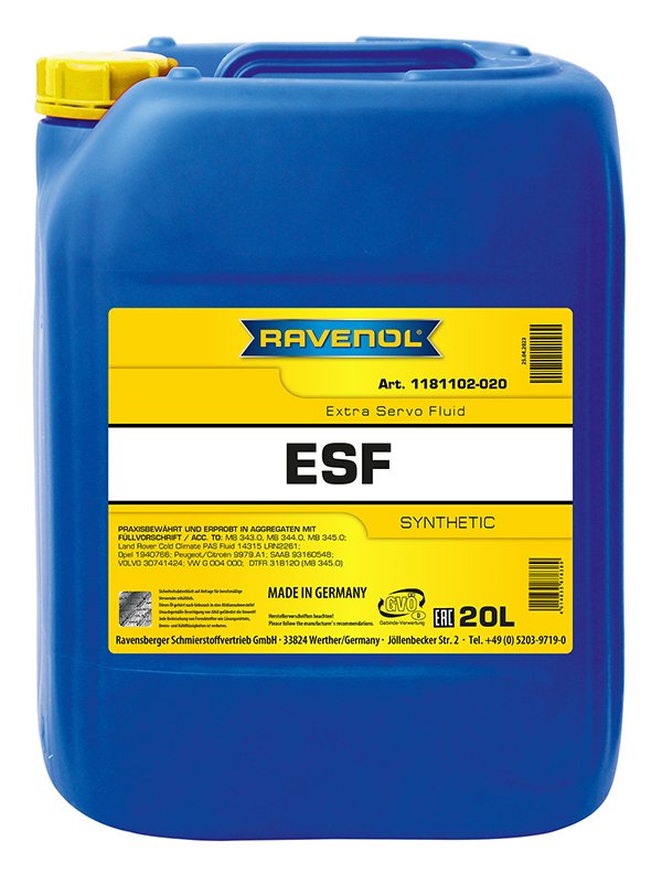 RAVENOL ESF Extra Servo Fluid 20 L