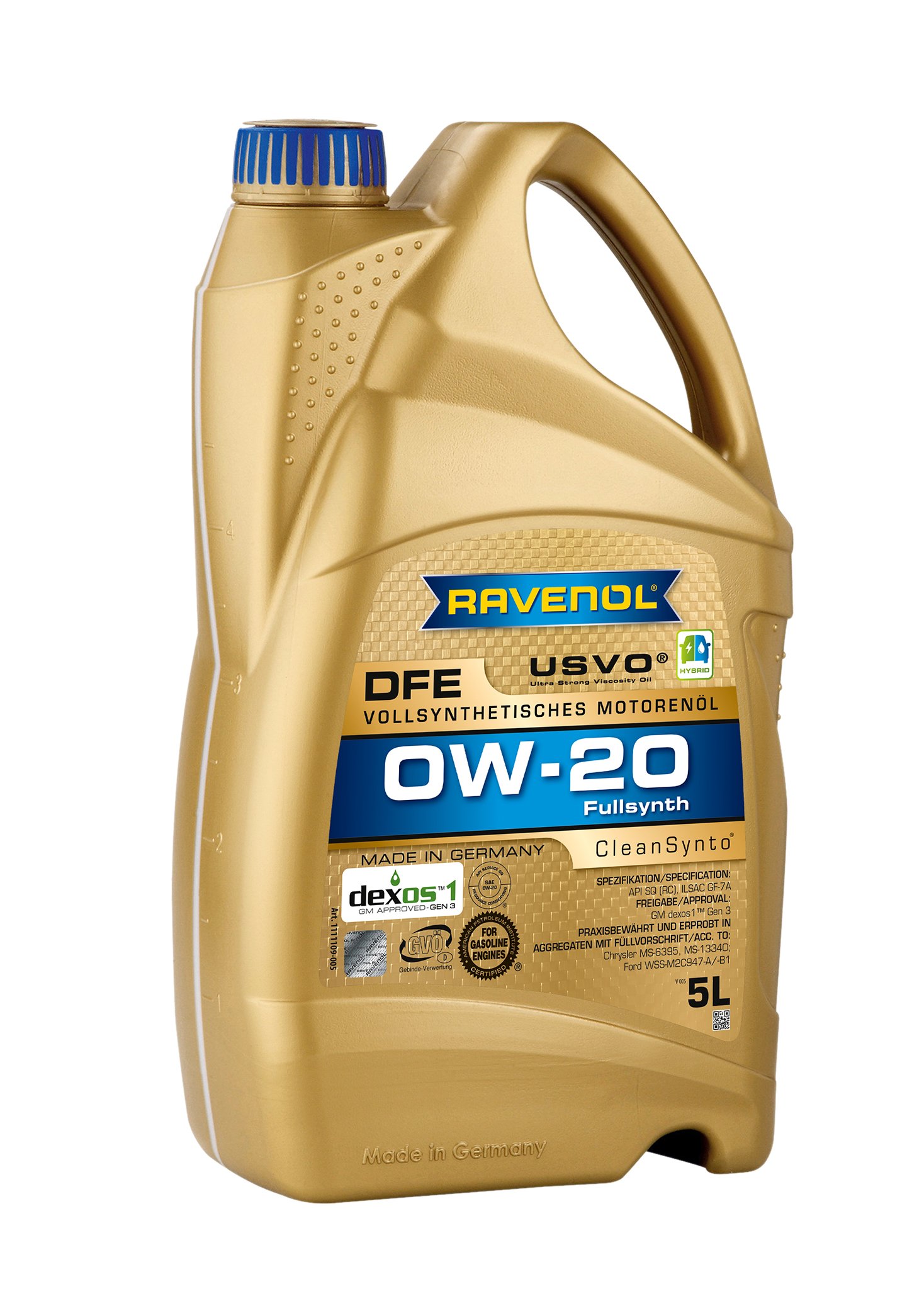 RAVENOL DFE SAE 0W-20 5 L