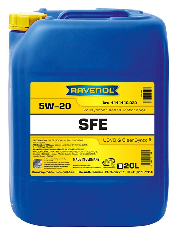 RAVENOL Super Fuel Economy SFE SAE 5W-20 20 L