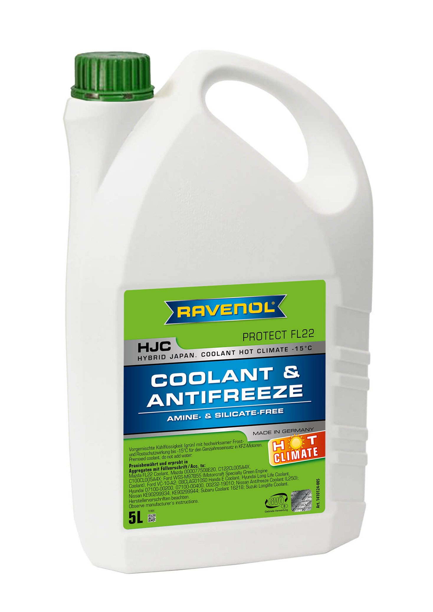 RAVENOL HJC HOT CLIMATE -15°C Protect FL22 5 L