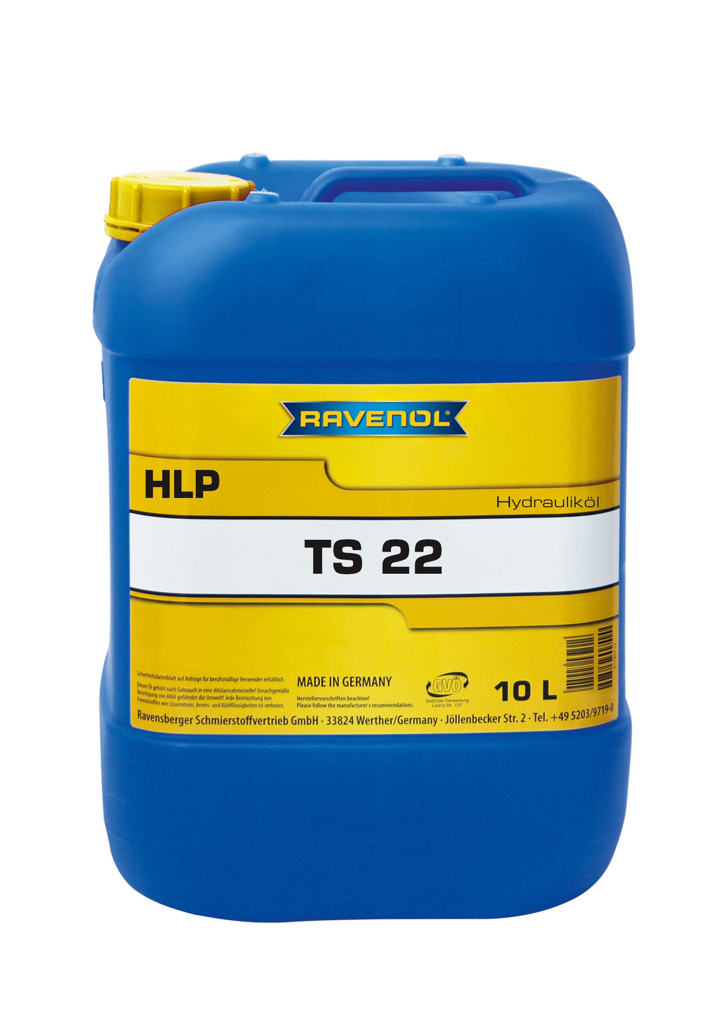 RAVENOL Hydraulikoel TS 22 (HLP) 10 L