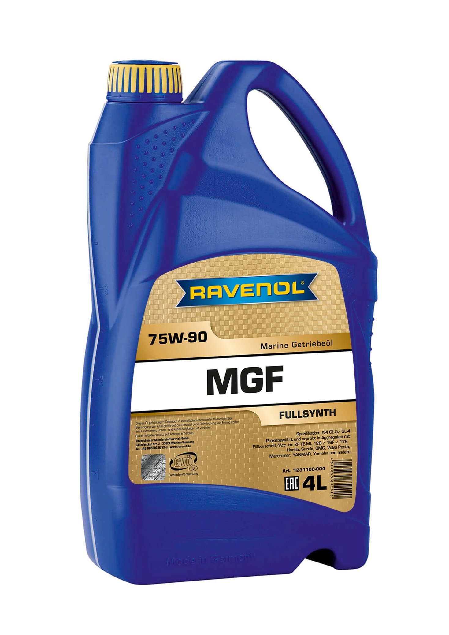 RAVENOL MARINE Gear Fullsynth. MGF SAE 75W-90 4 L