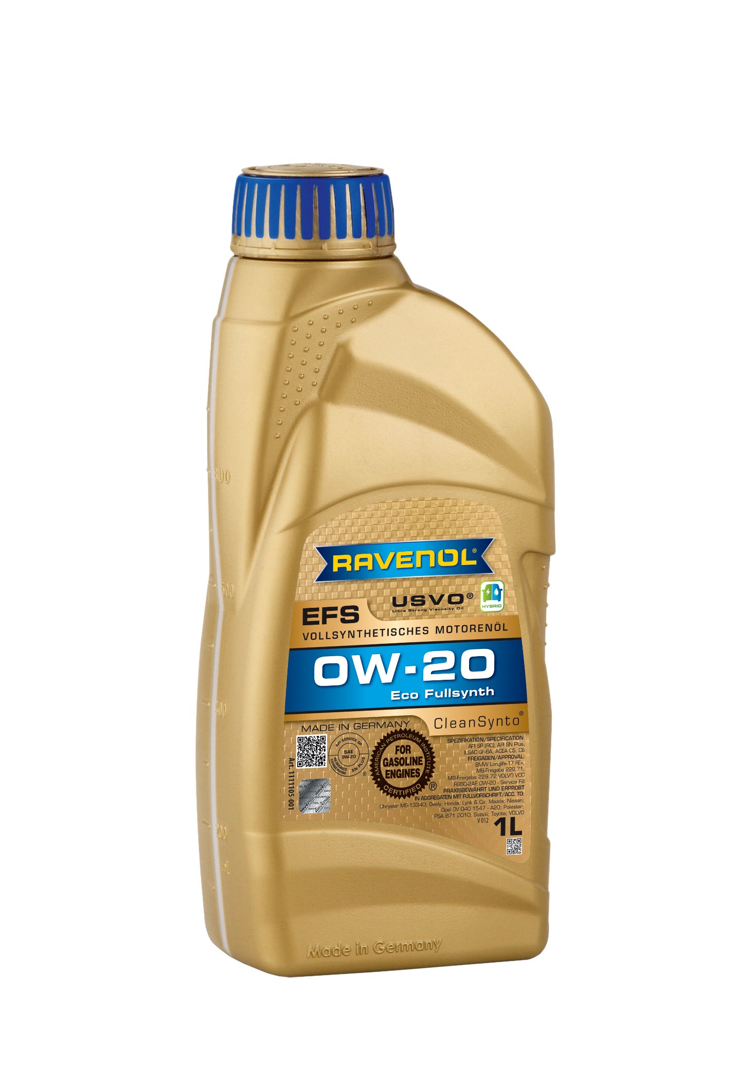RAVENOL EFS EcoFullSynth. SAE 0W-20 1 L