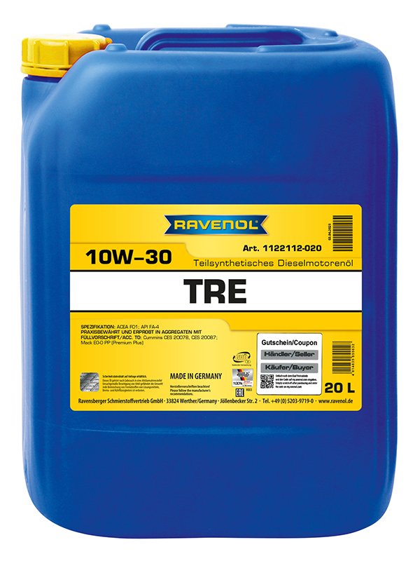 RAVENOL TRE Truck Resource Conserving SAE 10W-30 20 L