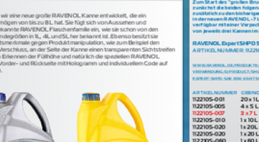 RAVENOL Newsletter - RAVENOL jetzt ganz neu in der 7 L Kanne