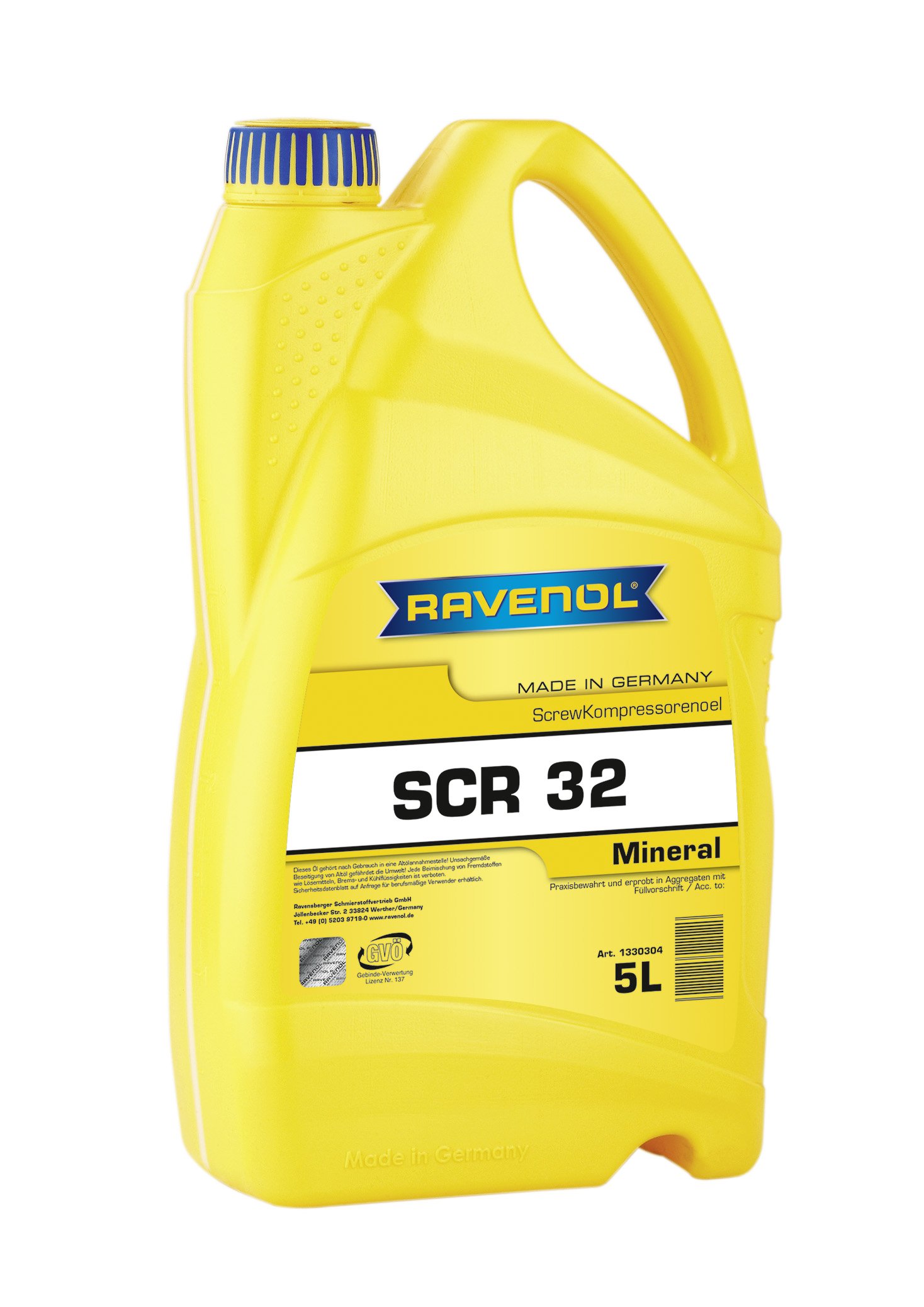 RAVENOL SCR 32 Screw Kompressorenoel 5 L