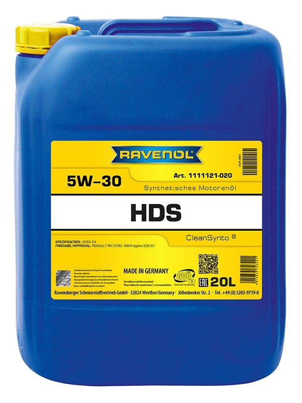 RAVENOL HDS Hydrocrack Diesel Specific 5W-30 20 L