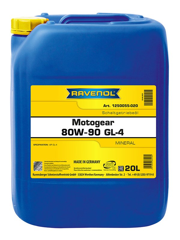 RAVENOL MOTOGEAR SAE 80W-90 GL-4 20 L
