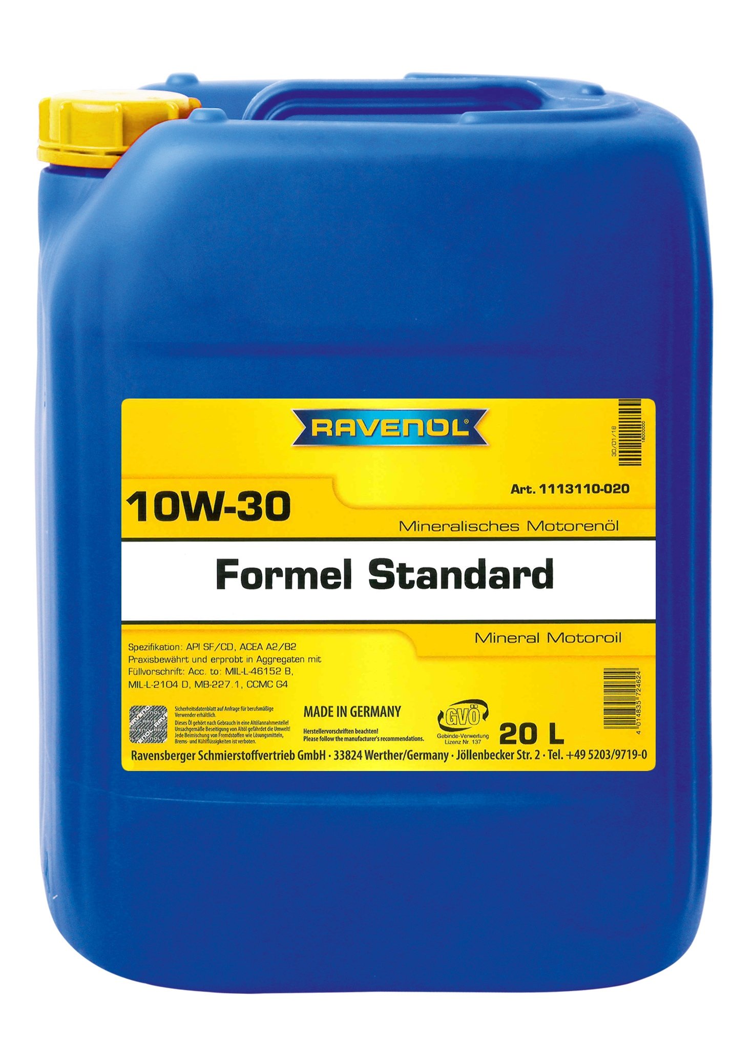 RAVENOL Formel Standard SAE 10W-30 20 L