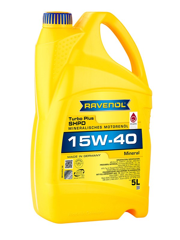 RAVENOL Turbo plus SHPD SAE 15W-40 5 L