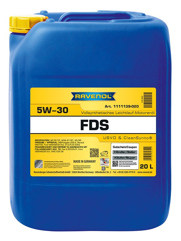 RAVENOL FDS SAE 5W-30 20 L