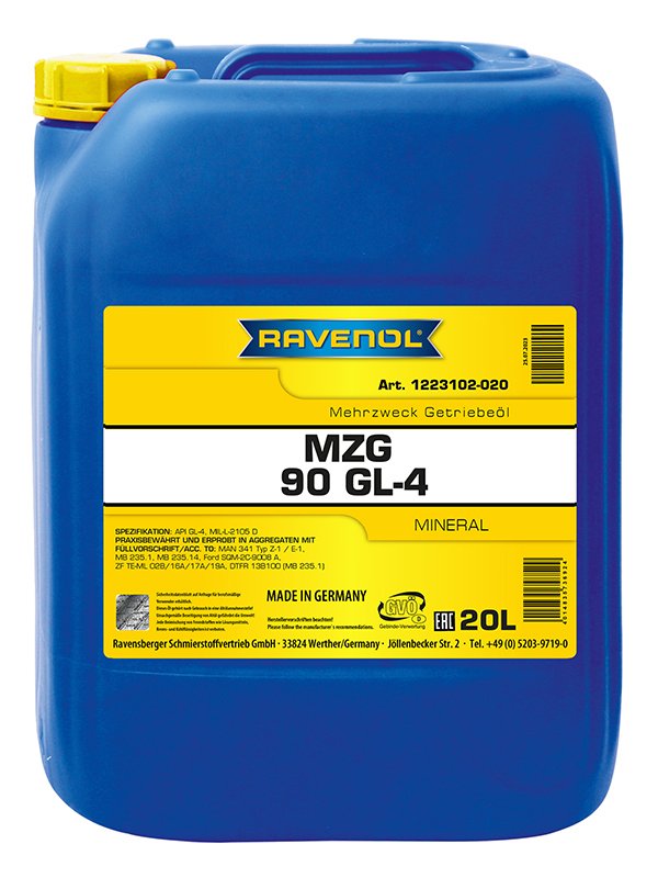 RAVENOL Getriebeoel MZG SAE 90 GL-4 20 L