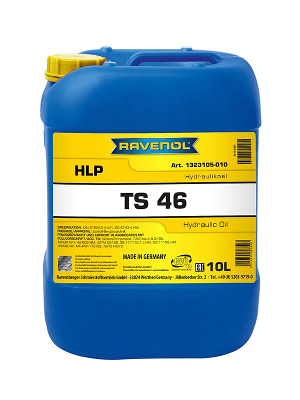 RAVENOL Hydraulikoel TS 46 (HLP) 10 L