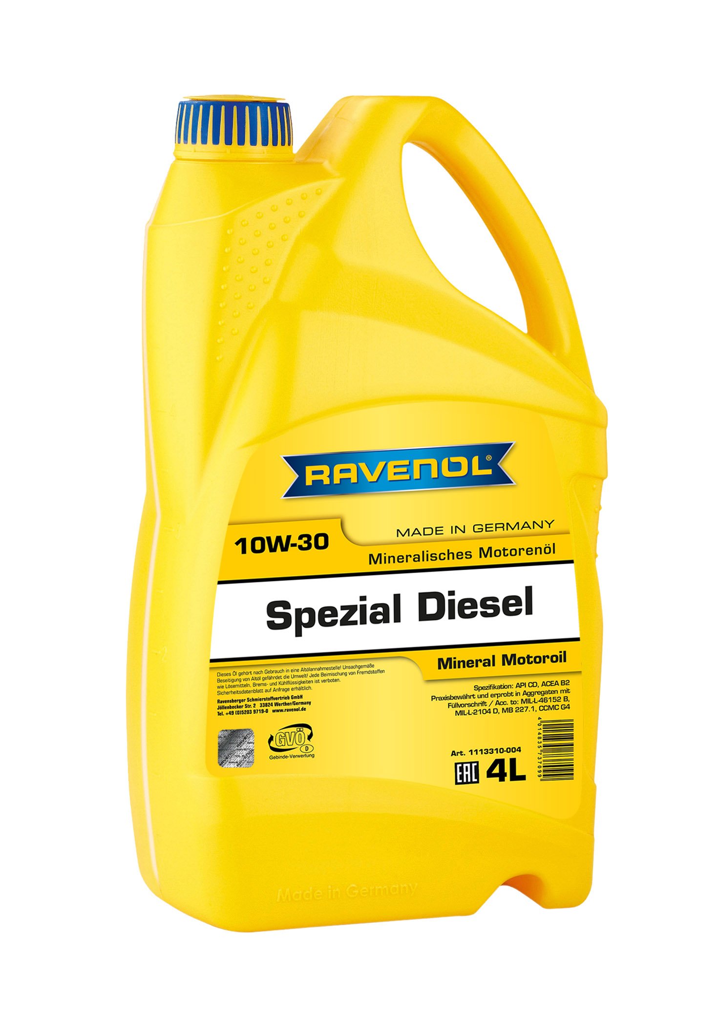 RAVENOL Spezial Diesel SAE 10W-30 4 L