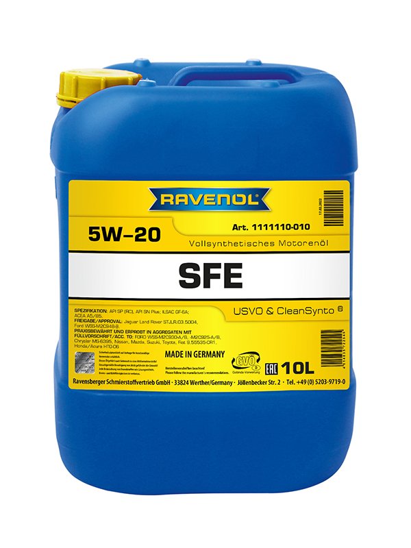 RAVENOL Super Fuel Economy SFE SAE 5W-20 10 L
