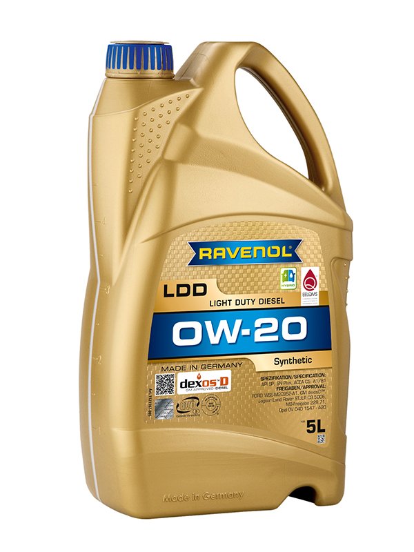 RAVENOL LDD Light Duty Diesel SAE 0W-20 5 L