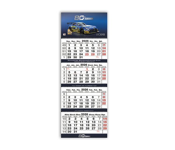 RAVENOL 4-Monats-Kalender 2026 1 St