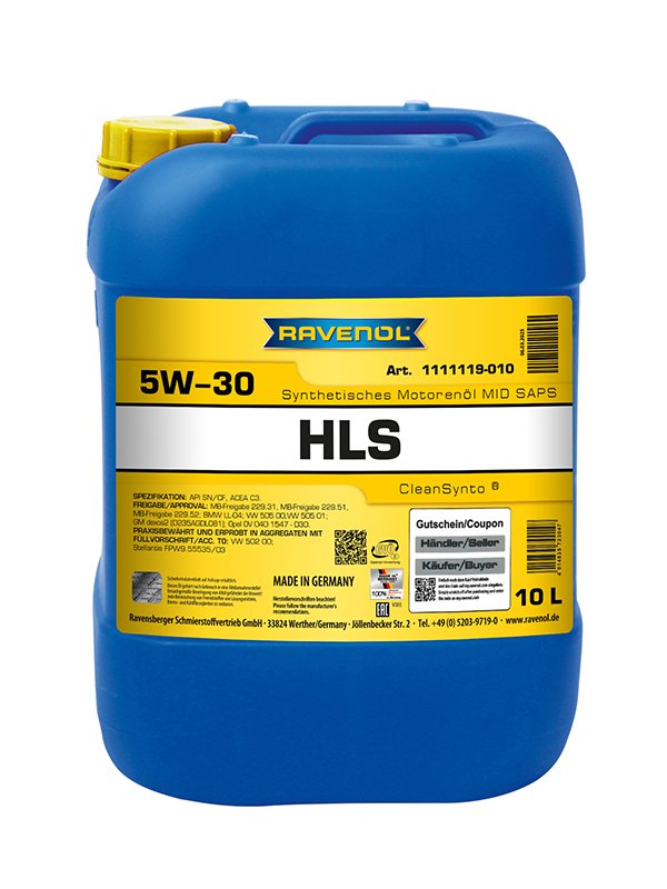 RAVENOL HLS SAE 5W-30 10 L