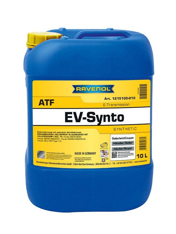 RAVENOL EV-Synto ATF E-Transmission Fluid 10 L