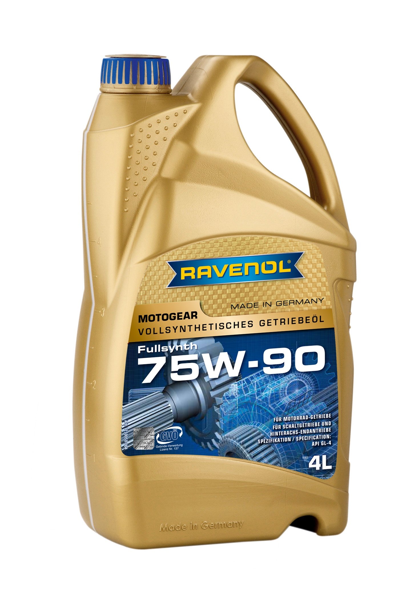 RAVENOL MOTOGEAR SAE 75W-90 GL-4 4 L