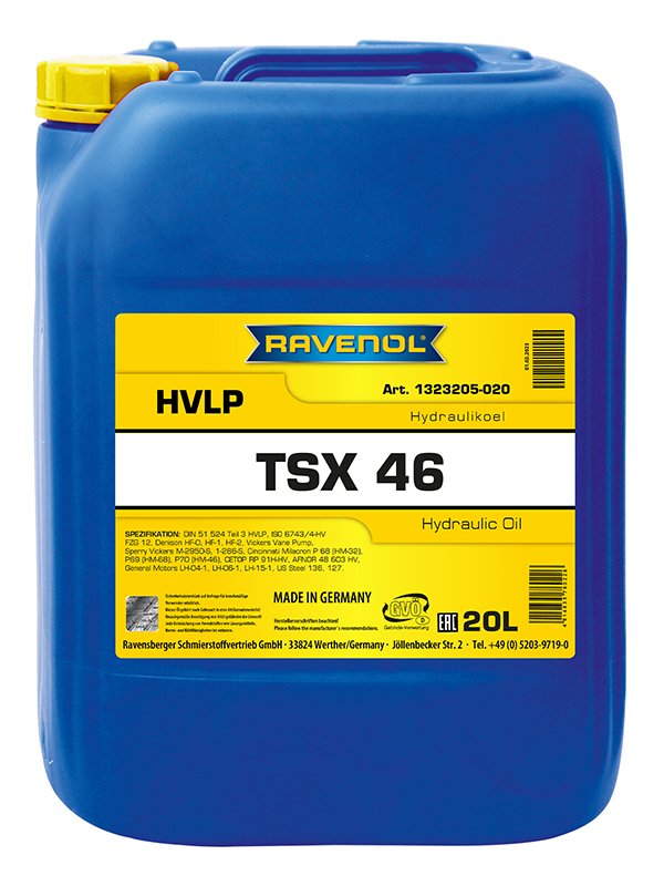 RAVENOL Hydraulikoel TSX 46 (HVLP) 20 L