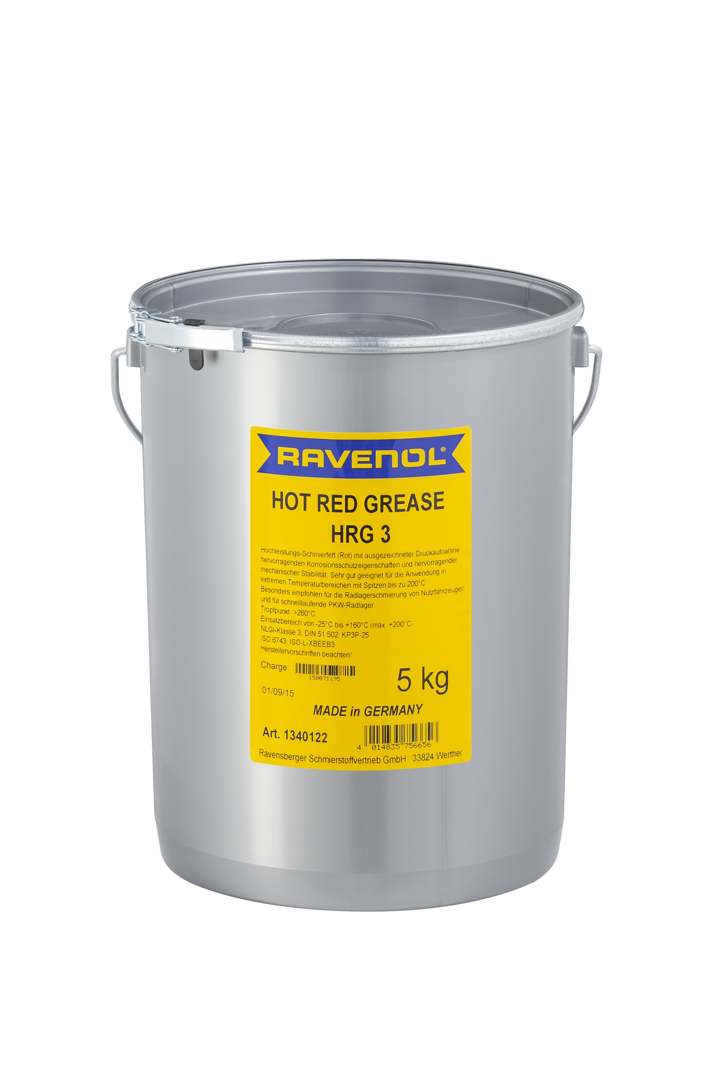 RAVENOL Hot Red Grease HRG 3 5 Kg