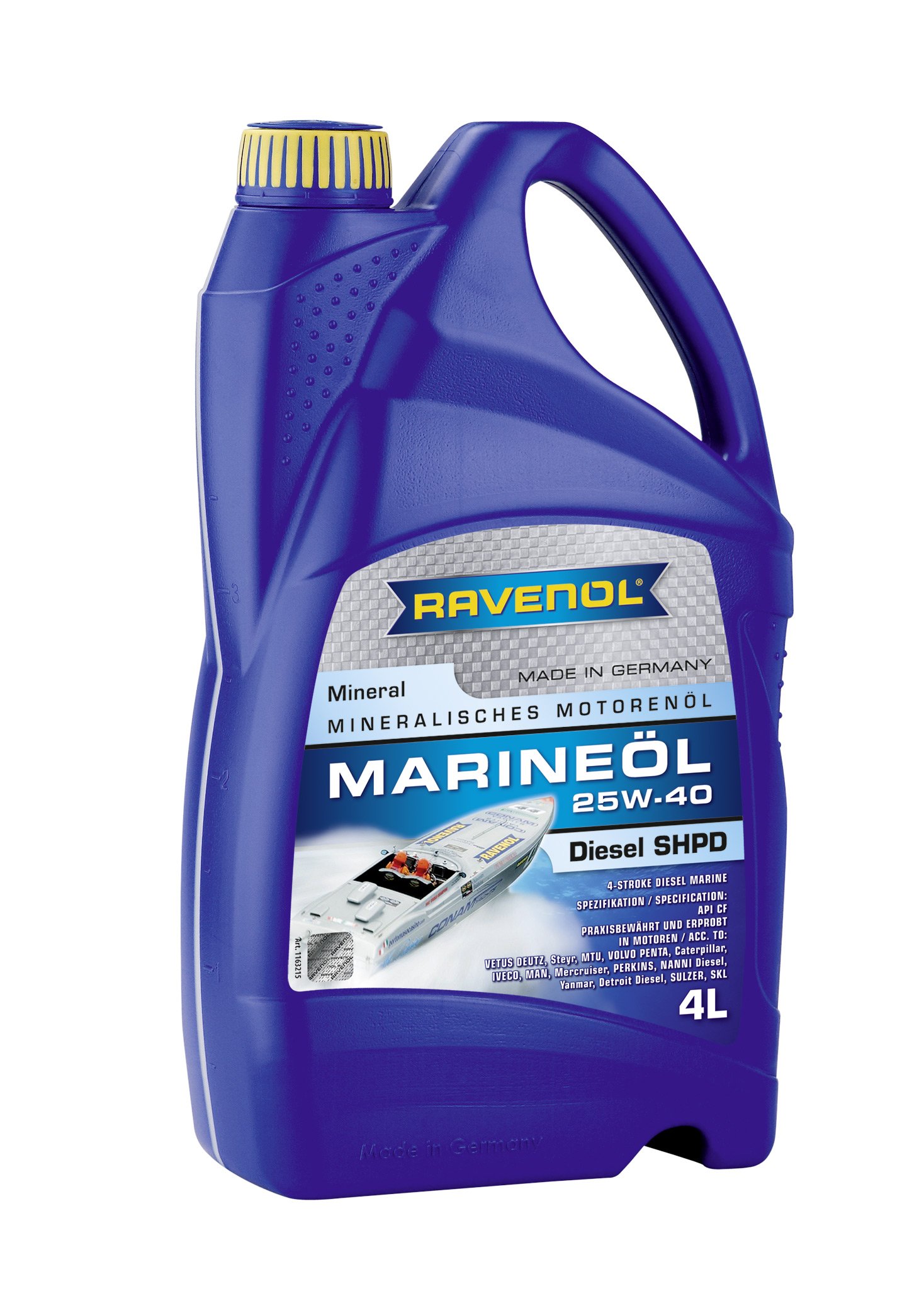 RAVENOL MARINEOIL SHPD 25W-40 mineral 4 L