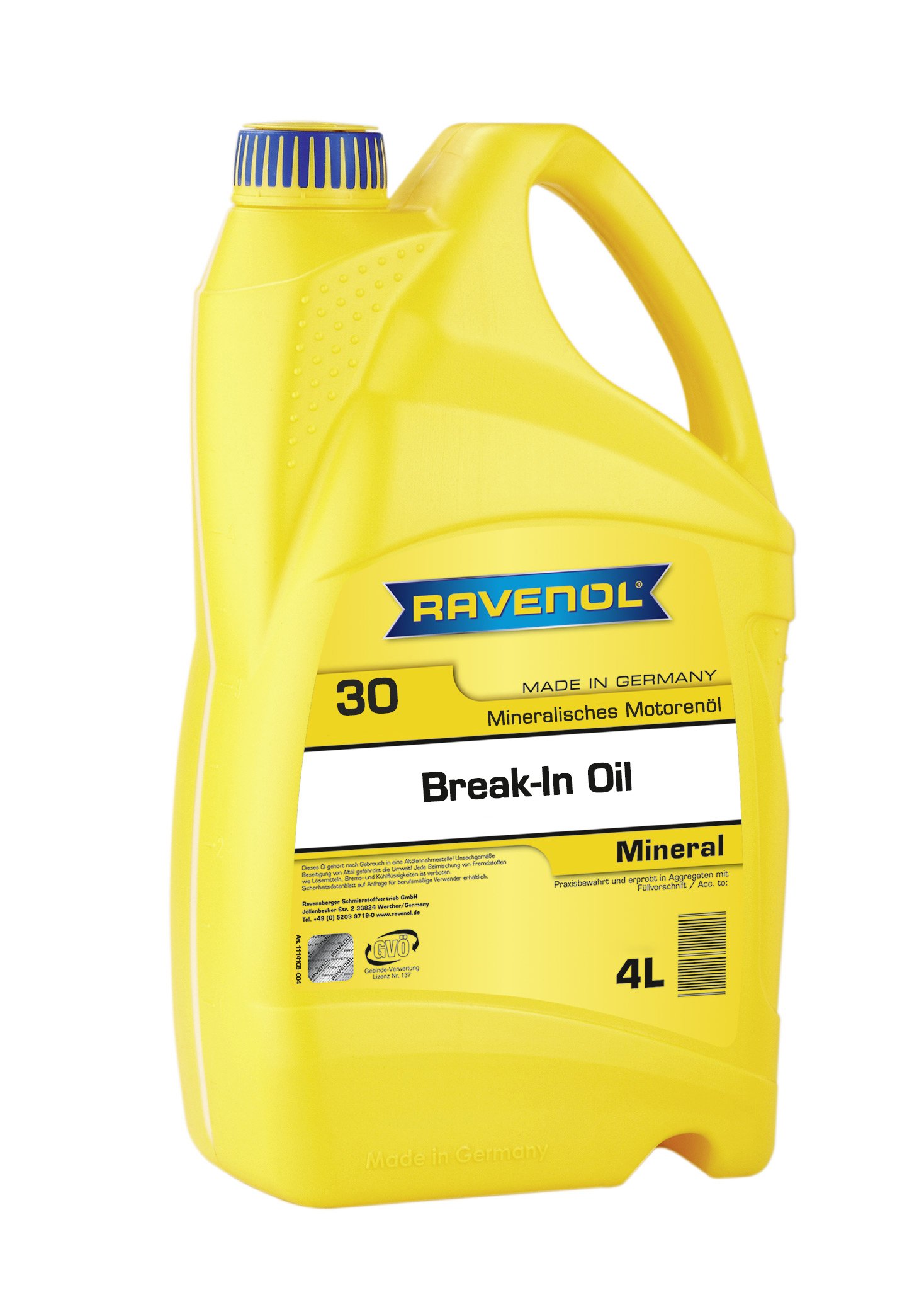 RAVENOL Break-In Oil SAE 30 4 L