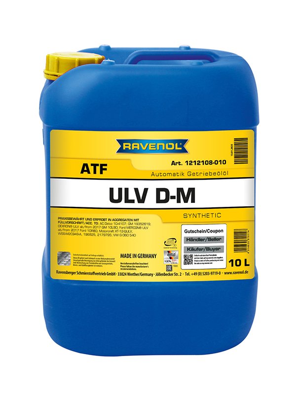 RAVENOL ATF ULV D-M 10 L
