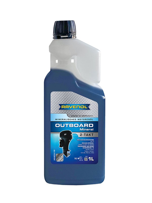 RAVENOL Outboardoel 2T Mineral (Dosierflasche) 1 L