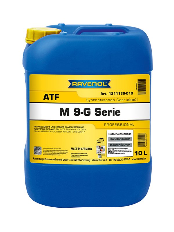 RAVENOL ATF M 9-G Serie 10 L