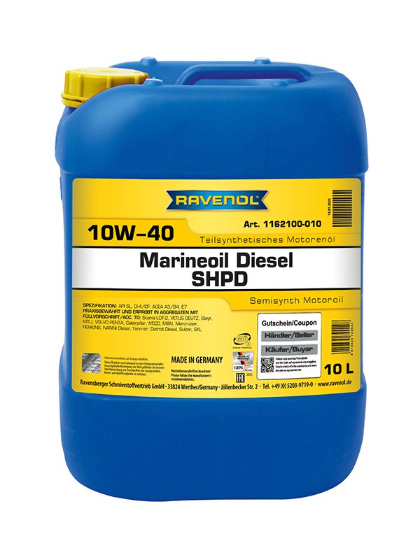 RAVENOL MARINEOIL DIESEL SHPD SAE 10W-40 10 L